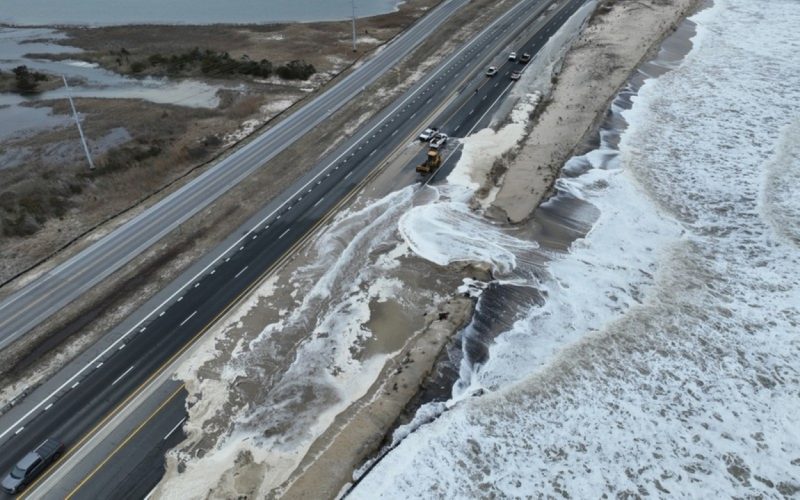 Aug. 18, 2024 breach at Indian River north side beach and dune