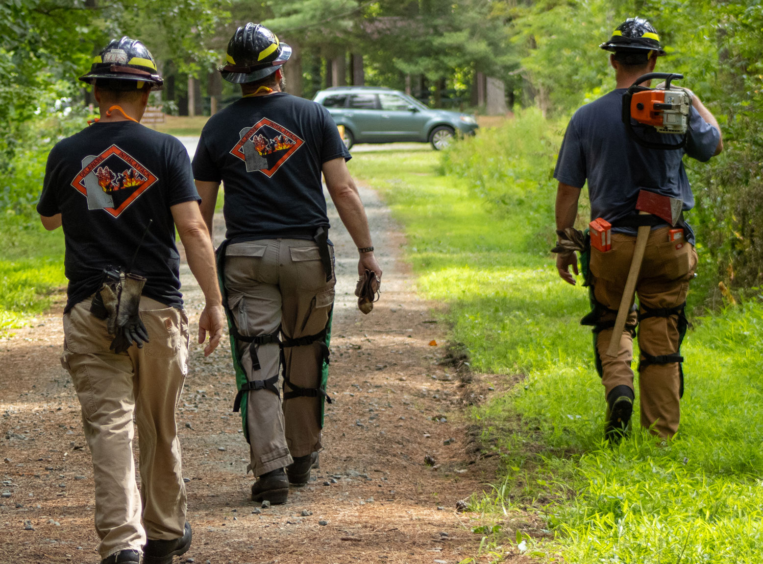 Initial training at Blackbird State Forest