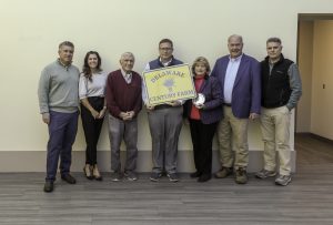 Multiple generations of the Fifer Family attended the Century Farm Awards Ceremony recognizing Fifer Orchards, Inc. for being in agriculture since 1919, including Bobby and Candice Fifer, Carlton Fifer, Curt Fifer, Mary Fifer Fennemore, Michael Fennemore, Sr., and Michael Fennemore, Jr.