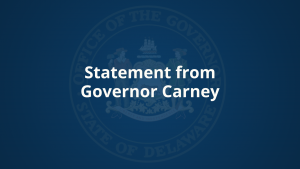 Statement from Governor Carney