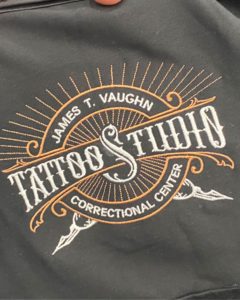 James T. Vaughn Correctional Center Tattoo Studio logo