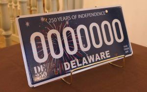 Delaware 250 license plate