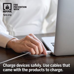 Charge devices safely.