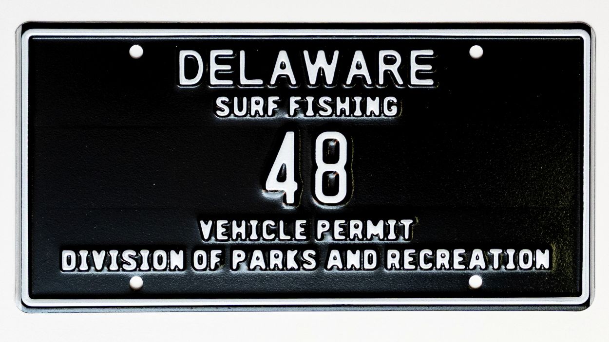 Low-Digit Surf Fishing Plates Auction Starts Nov. 25