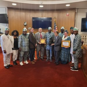 Delaware Department of Agriculture officials, including Secretary Don Clifton and Deputy Secretary Chris Brosch, attended an official visit and award ceremony at Dover City Hall on Monday by a trade delegation from Ogun State, Nigeria.