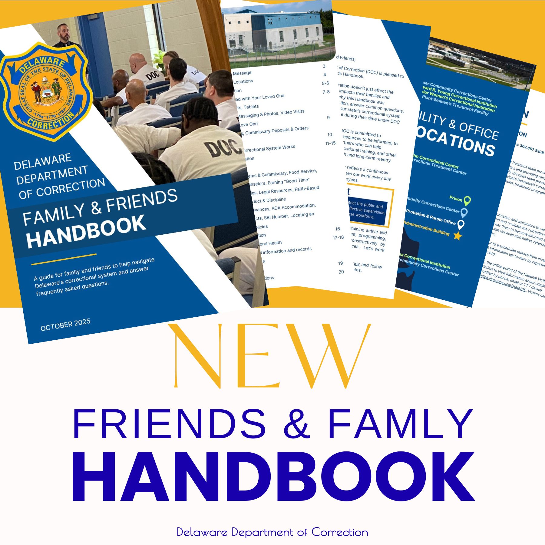 Delaware DOC New Friends and Family Handbook
