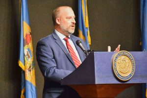 DSHA Director Matt Meyer speaking about the new program