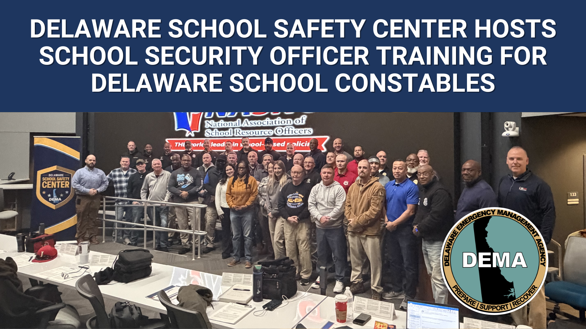 Image of School Security Officer training at DEMA