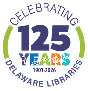 Delaware Libaries 125th Year Logo