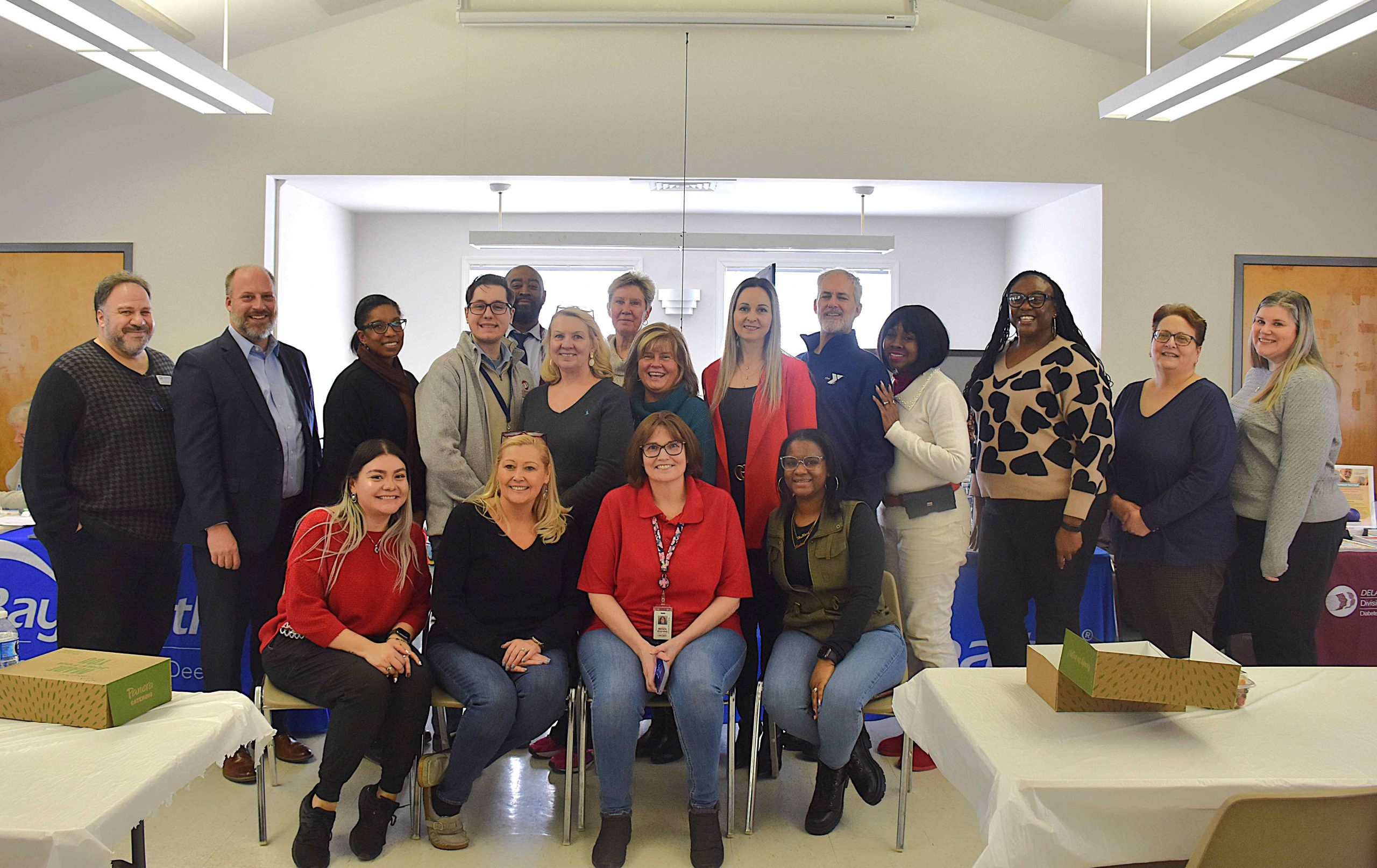 State and health care leaders celebrate a heart healthy event at Liberty Court Apartments