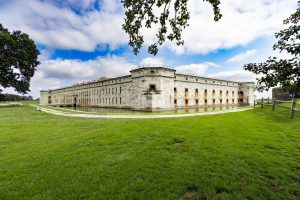 Fort Delaware was presented a historic marker by the Delaware Public Archives for its role in protecting ports in Wilmington and Philadelphia.