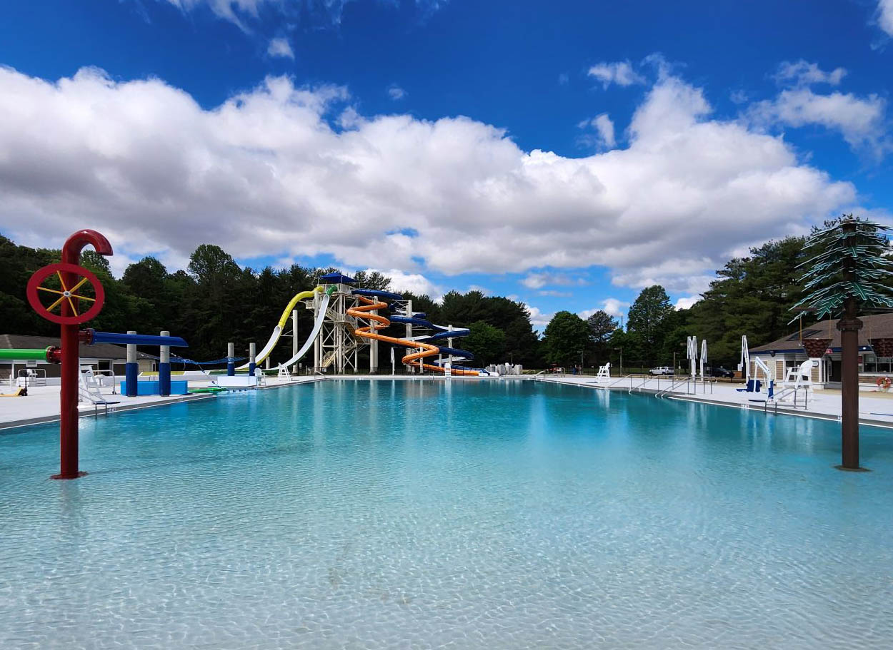 Killens Pond Water plan expanded 48% featuring two new spray features and lily pads at the pool.