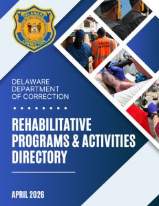 Delaware DOC Rehabilitative Programs and Activities Directory cover