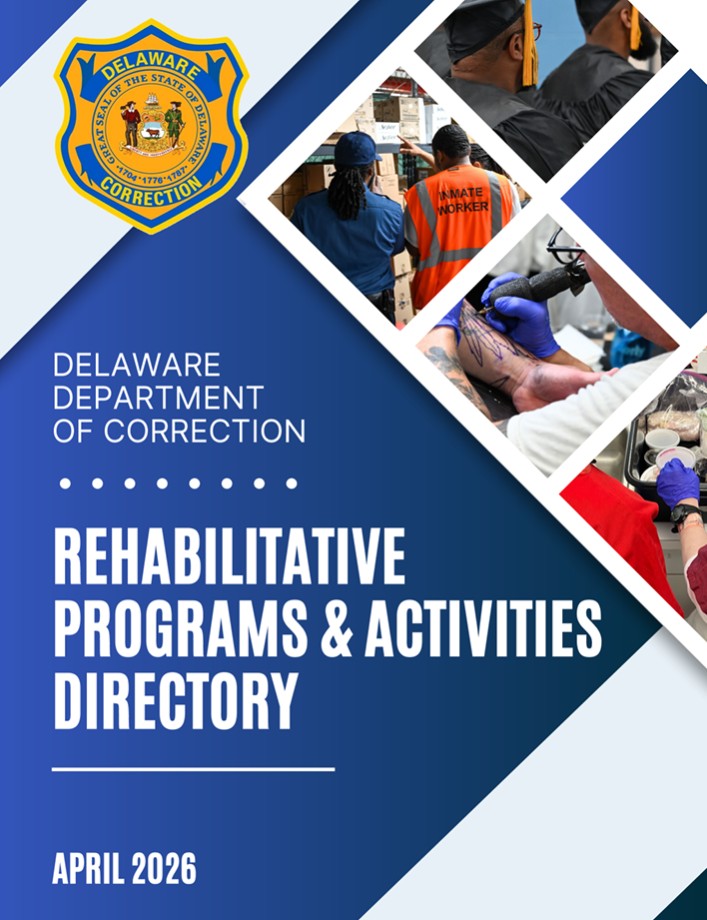 Delaware DOC Rehabilitative Programs and Activities Directory cover