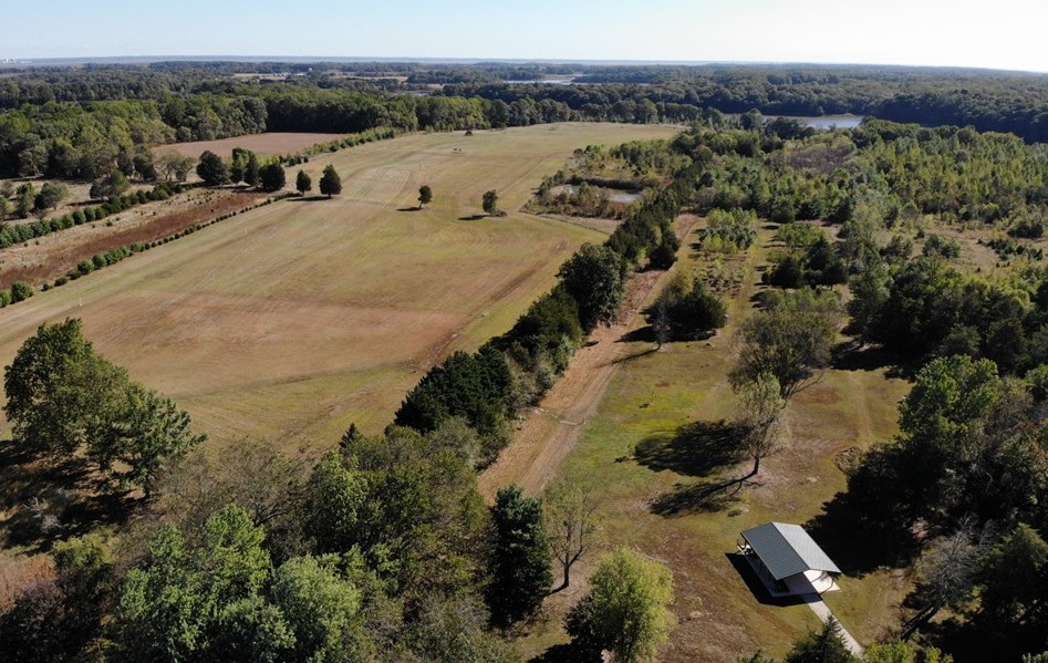 An ariel view of the Blackbird Creek Reserve in Townsend.