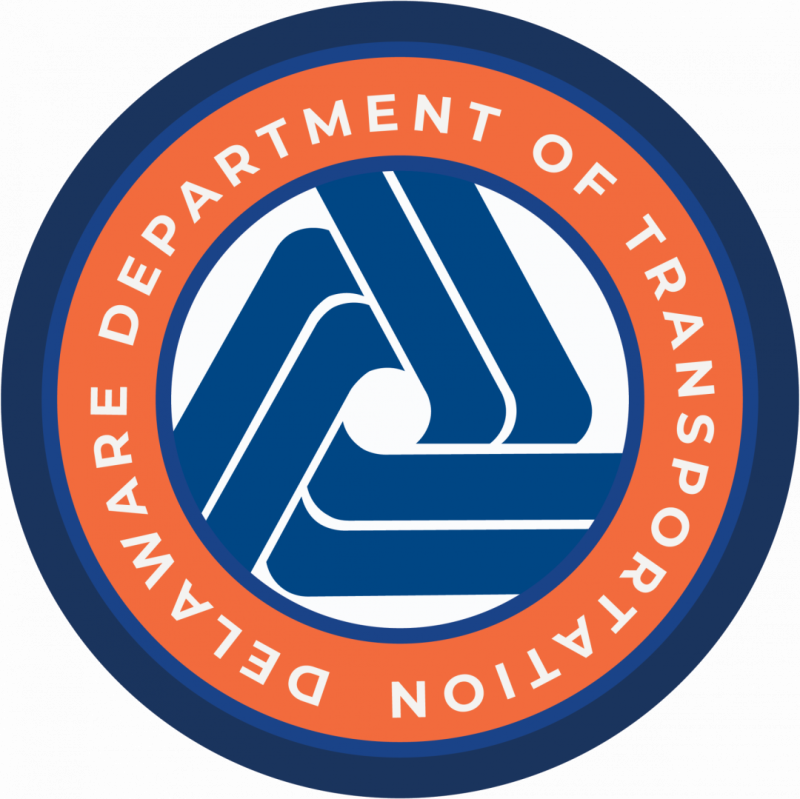 Delaware Department of Transportation logo (Deldot)